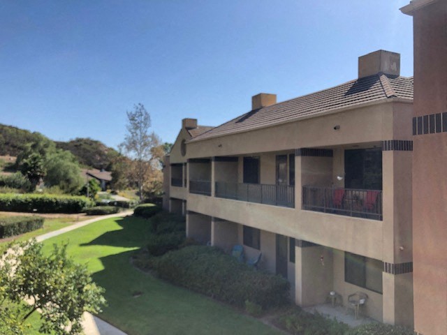 Exterior Mountain View Balcony Patio at Legacy Hills at Poway, Poway, California