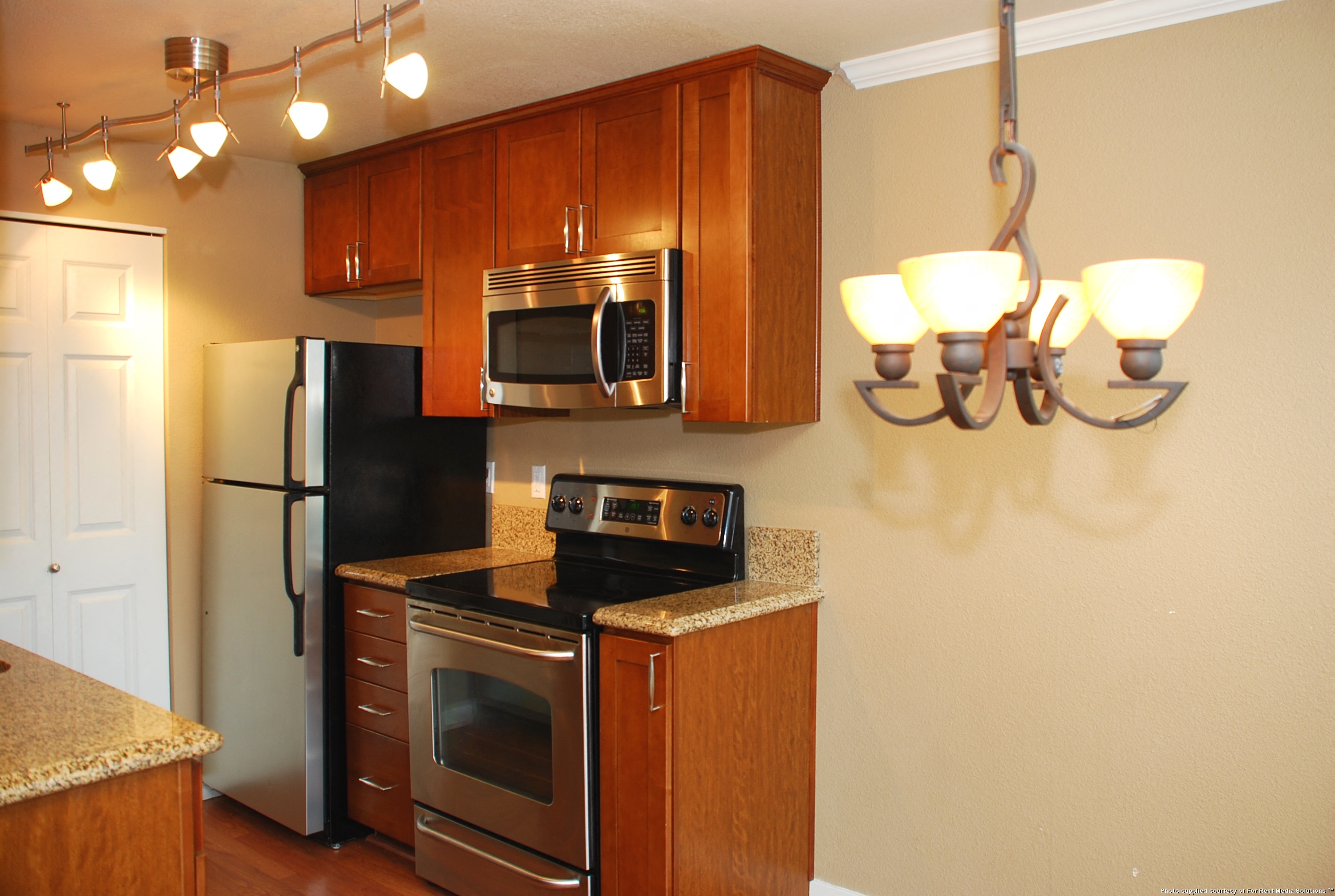 Bright Kitchen at Landing at Angle Lake Apartments, SeaTac