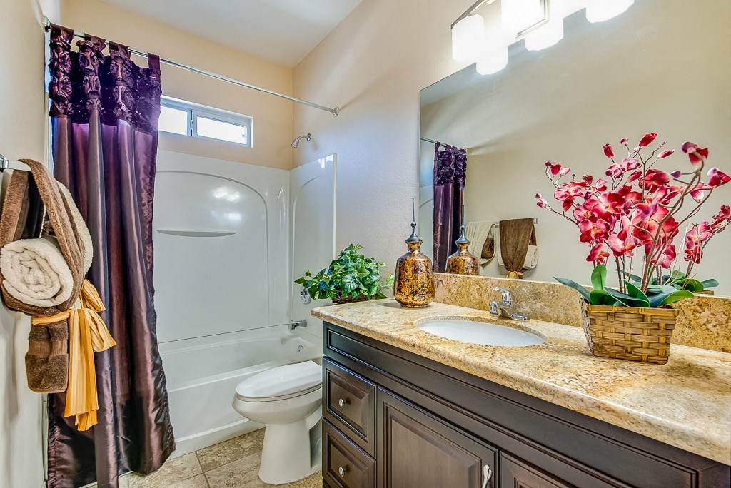 a bathroom with a sink and a toilet and a shower