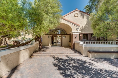 Property Entrance at Pacific Harbors Sunrise Apartments, Las Vegas