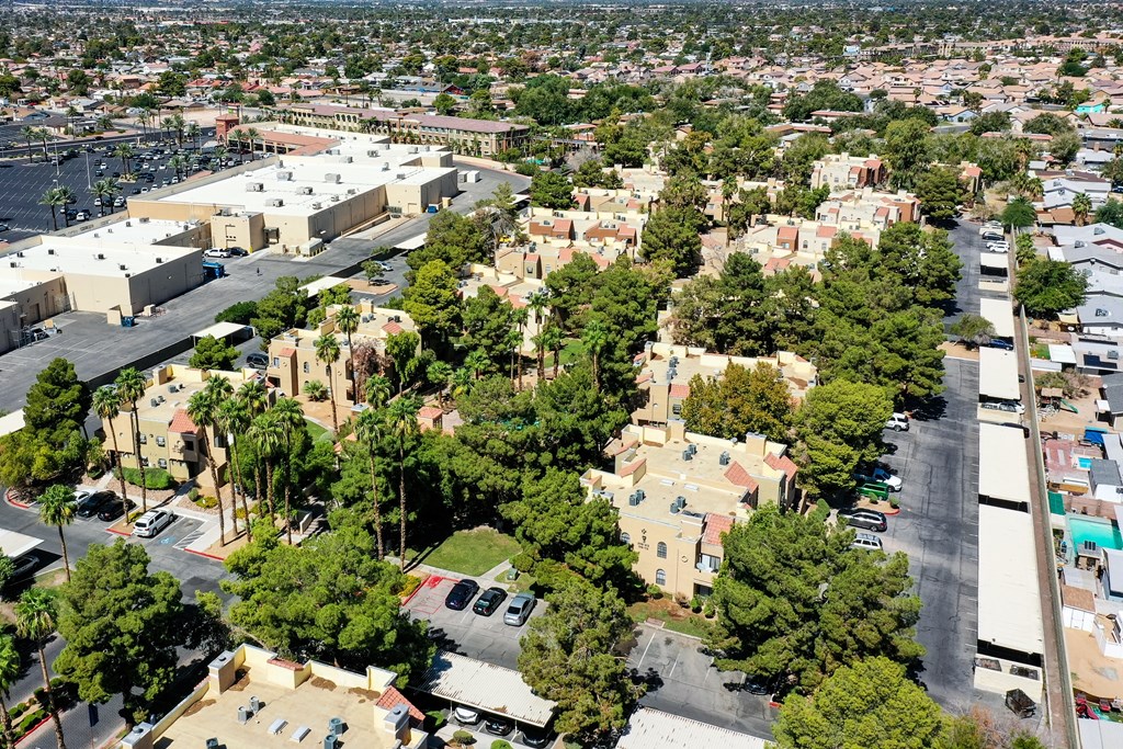 a view of the city from the top of a building at Pacific Harbors Sunrise Apartments, Nevada, 89142