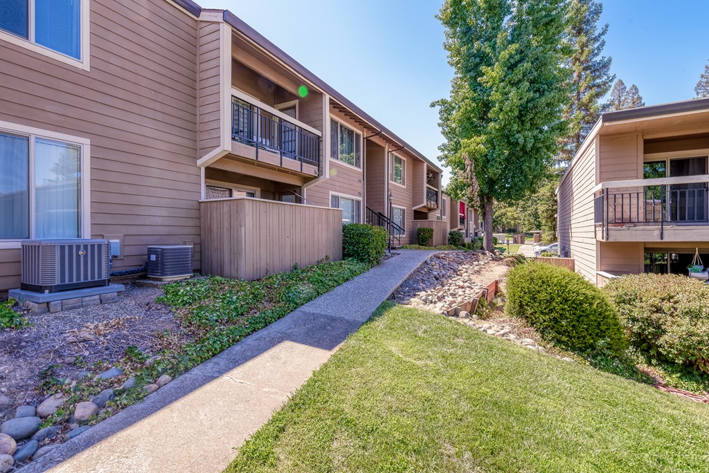 our apartments offer a beautiful yard for residents to enjoy