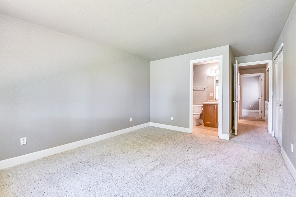 Bedroom flooring at Village at The Pointe Apartments, Tacoma