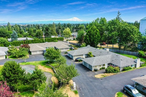 Aerial at Village at The Pointe Apartments, Tacoma, WA,98407