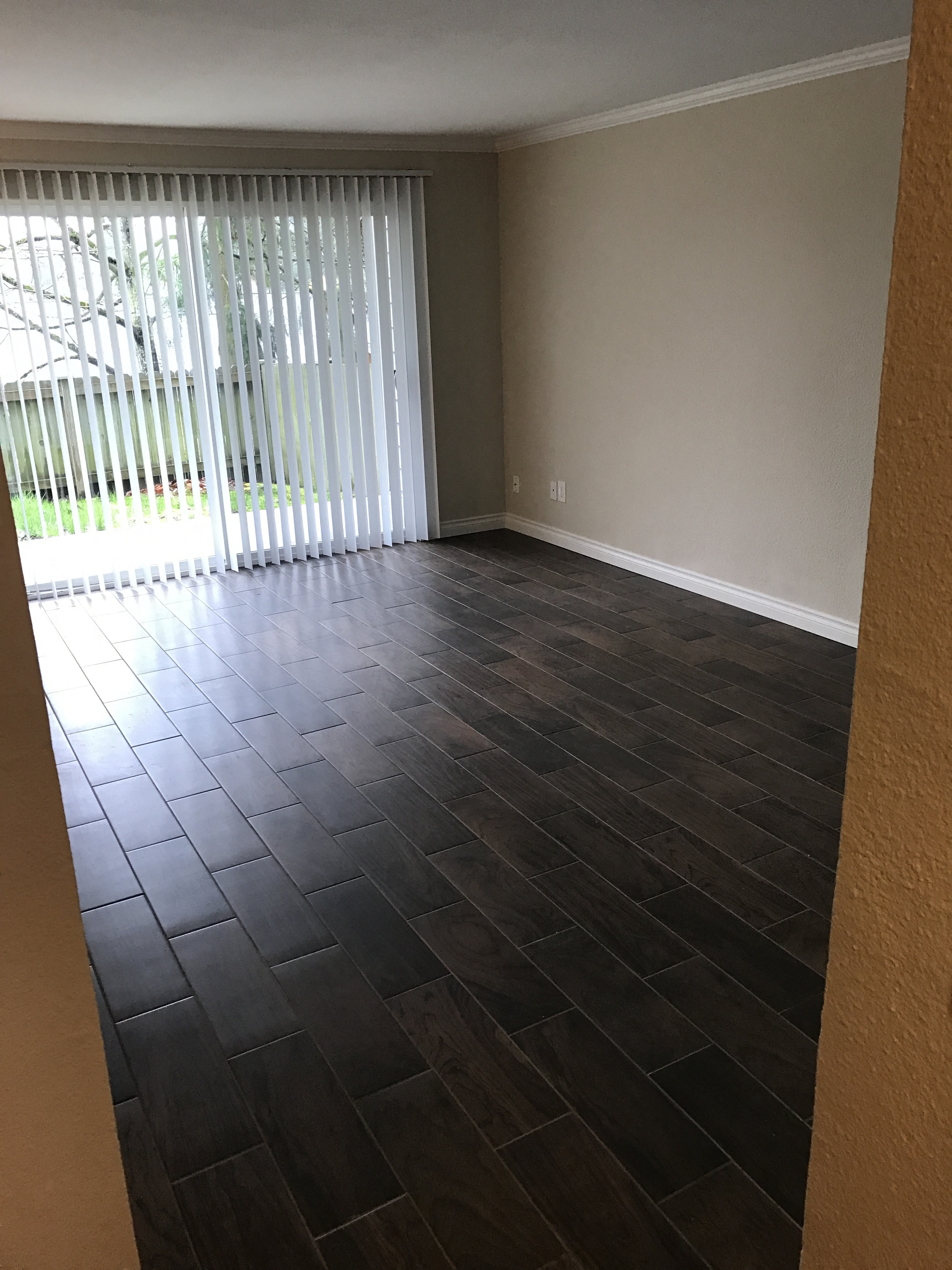 Living Room With Expansive Window at Landing at Angle Lake Apartments, SeaTac, WA