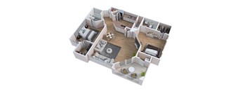 bedroom floor plan of a 2100 sq ft house