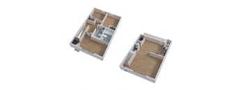 3 Bed 2.5 Bath Floorplan at Springwood Townhomes, Florida