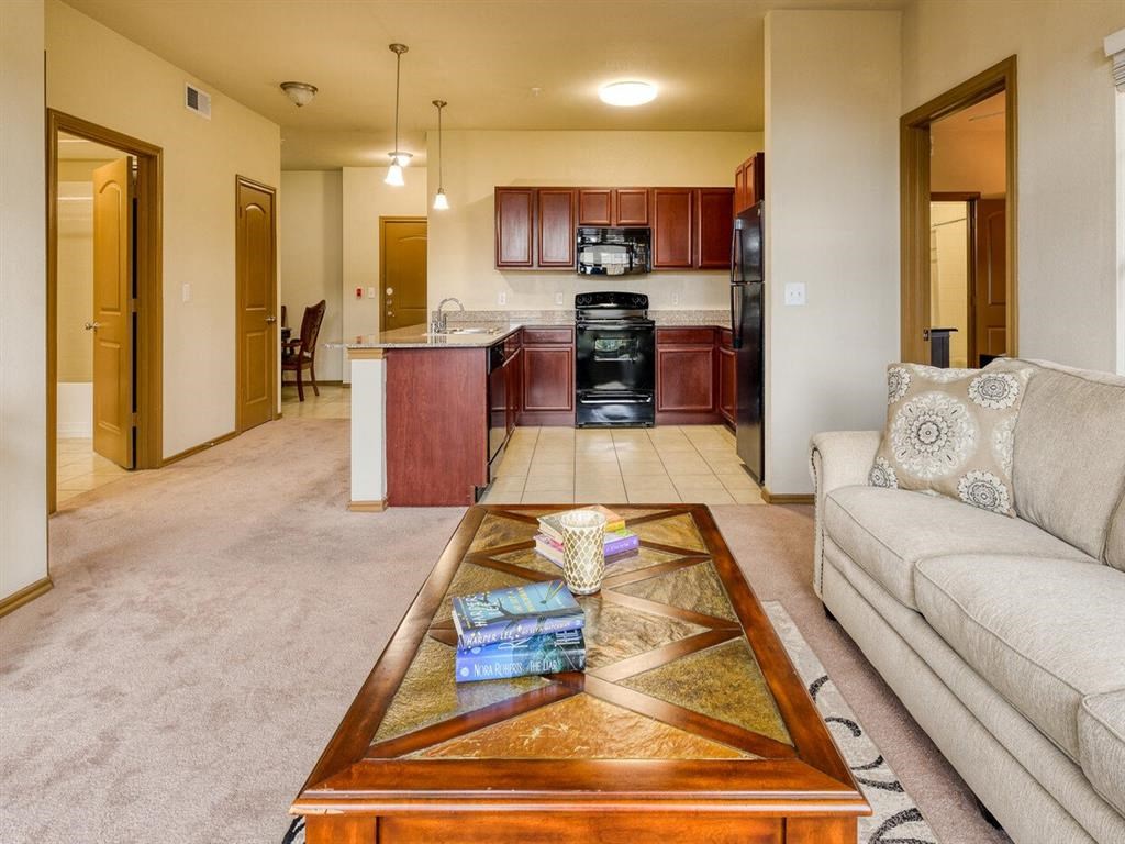 Living Room at Aventine at Kessler Park, Dallas, TX, 75211