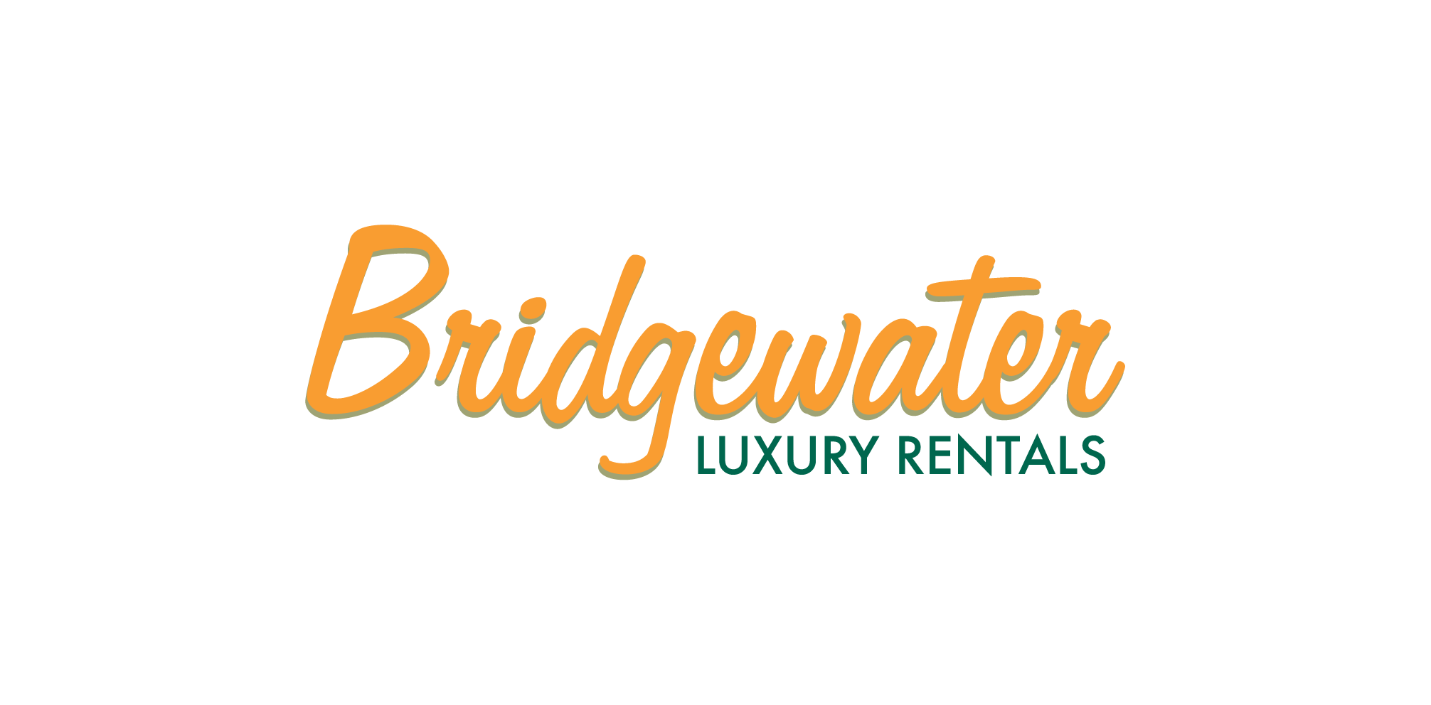 The image features the text "Bridgewater Luxury Rentals" in a stylized font.