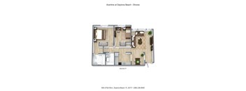 Aventine at Daytona Beach - Shores floor plan.