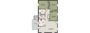 3 Bedroom, 1.5 Bath