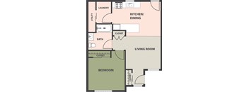 1 Bedroom, 1 Bath, Garden