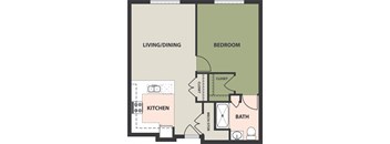 1-Bedroom, 1-Bath
