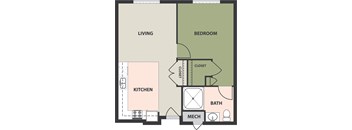 1-Bedroom, 1-Bath Handicap Accessible