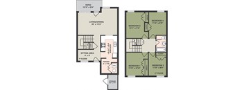 Sawyer Manor, 4 Bedroom, 1 Bath, Townhome 4A