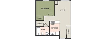 1 Bedroom, 1 Bath