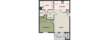 1 Bedroom, 1 Bath, Accessible