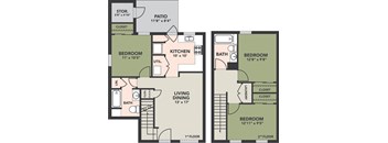 3 Bedroom, 2 Bath Townhome (3A)