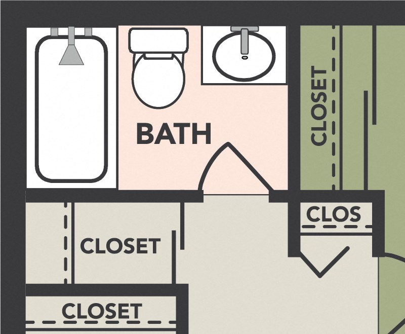 1 Bedroom, 1 Bath