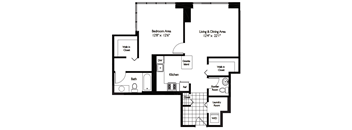 Tides | 1 Bedroom | 1 Bath |13 Tides at Shoreham and Tides, Illinois