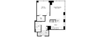 Tides | 1 Bedroom | 1 Bath | 835 SQ FT at Shoreham and Tides, Chicago Illinois