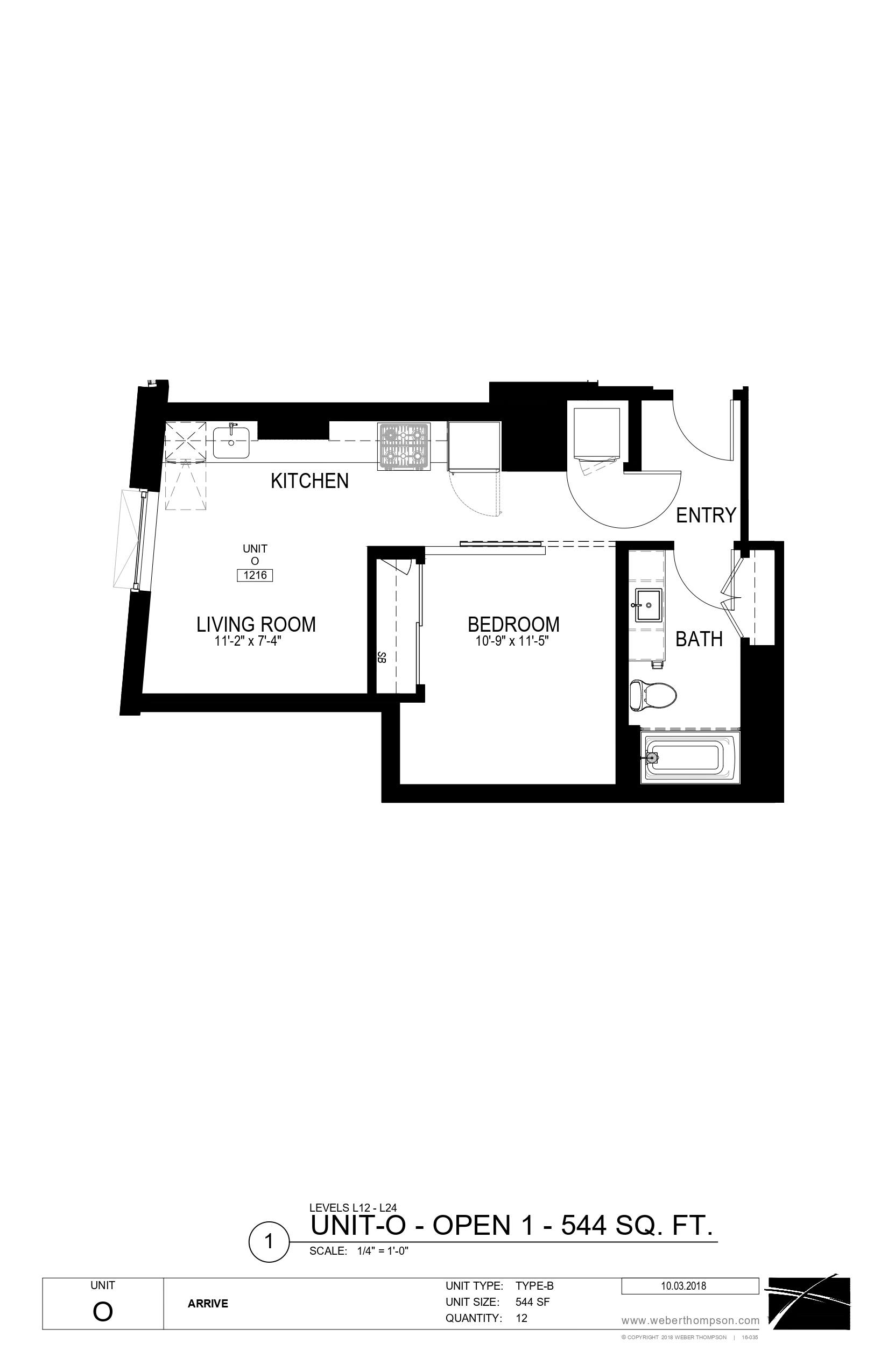 A black and white image of a floor plan for an apartment.