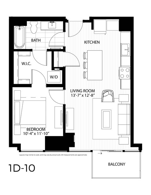 A7 Floor plan | 704 Sq. Ft. at 365 Nicollet, Manchester , 55401