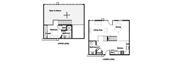 1 bed 1 bath 1R Floor Plan | 890 Sq. Ft. at L Seven, San Francisco, CA