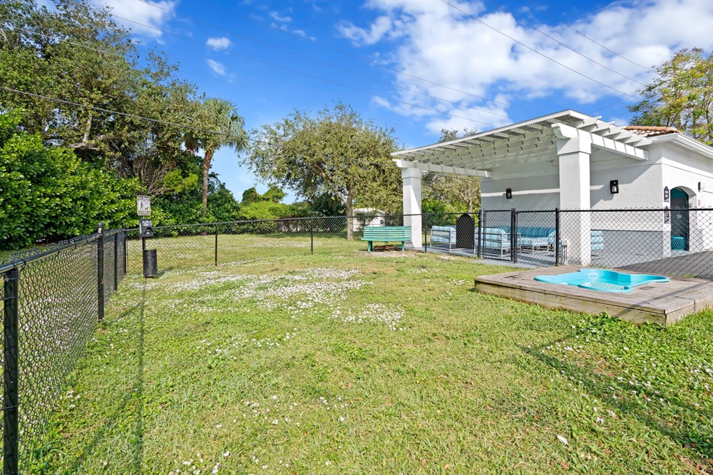 Dog park at Verona at Boynton Beach in Boynton Beach, FL