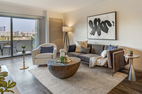 Spacious Living Room at The Rays at Vegas Towers in Las Vegas, NV 89119