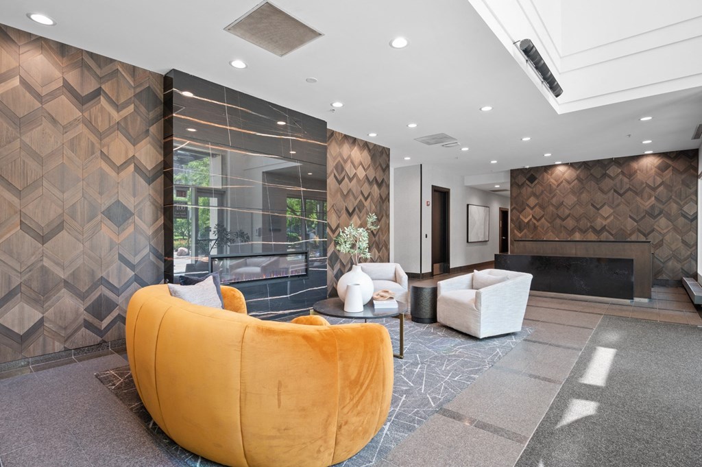 Lobby at Shoreham and Tides Apartments, Chicago, IL