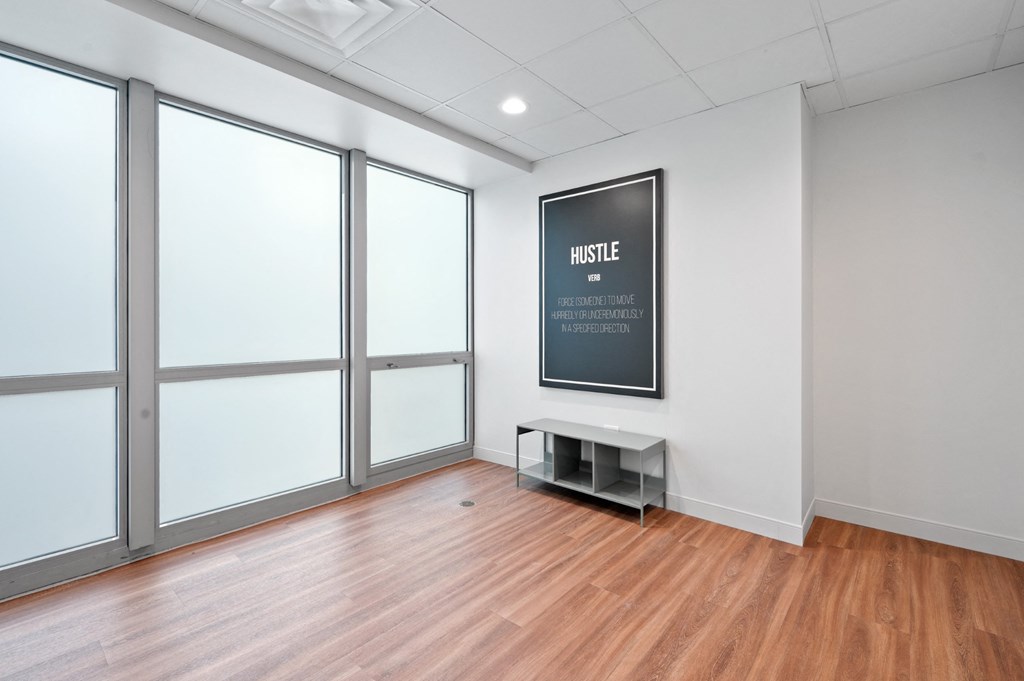 Yoga Room in the Fitness Center at Shoreham and Tides Apartments, Illinois