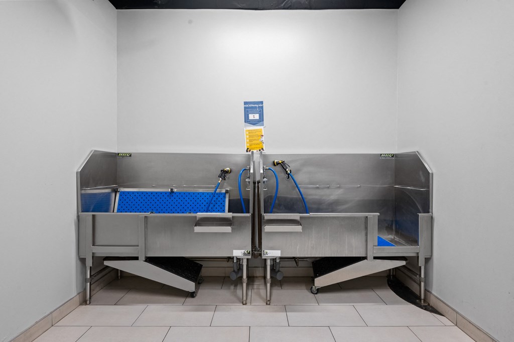 Dog wash at Shoreham and Tides Apartments, Chicago, Illinois