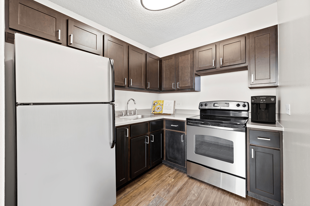 Plenty of kitchen storage at Presidential Towers in Chicago IL