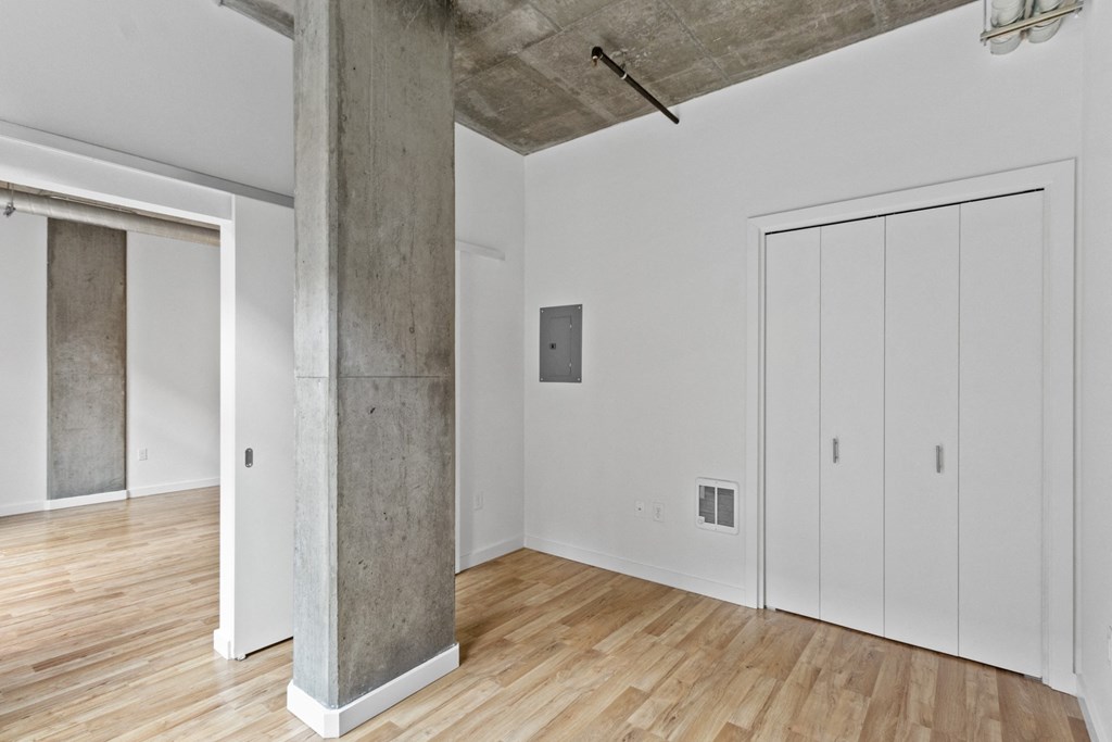 Big Bedroom Closet at The Parker Apartments, Portland, Oregon