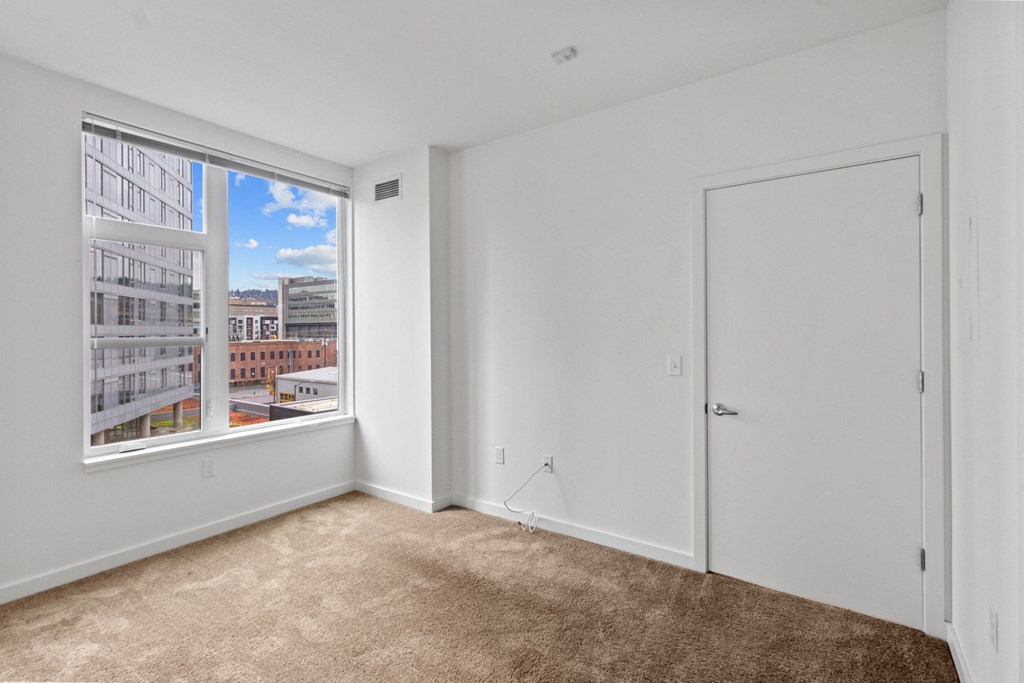 Large Bedroom Windows at The Parker Apartments, Portland, OR