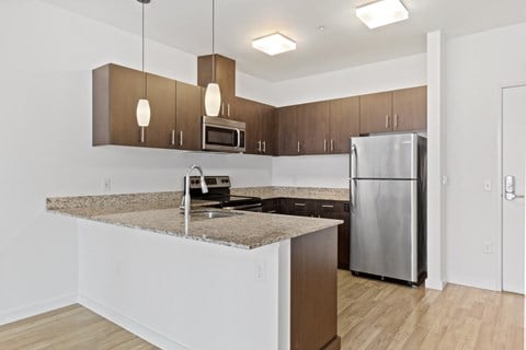 Stainless-Steel Appliances at The Parker Apartments, Portland, 97209