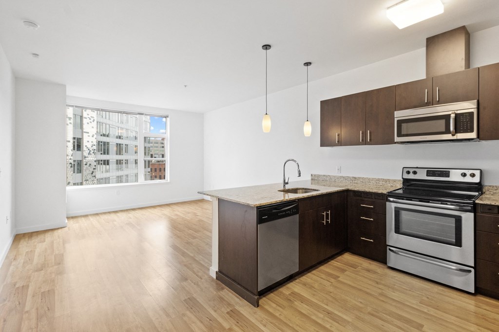 Open Living Area at The Parker Apartments, Portland, 97209