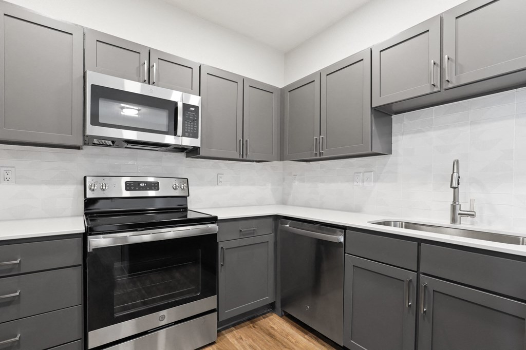 Stainless Steel Appliances at Switchback on Platte Apartments, Colorado