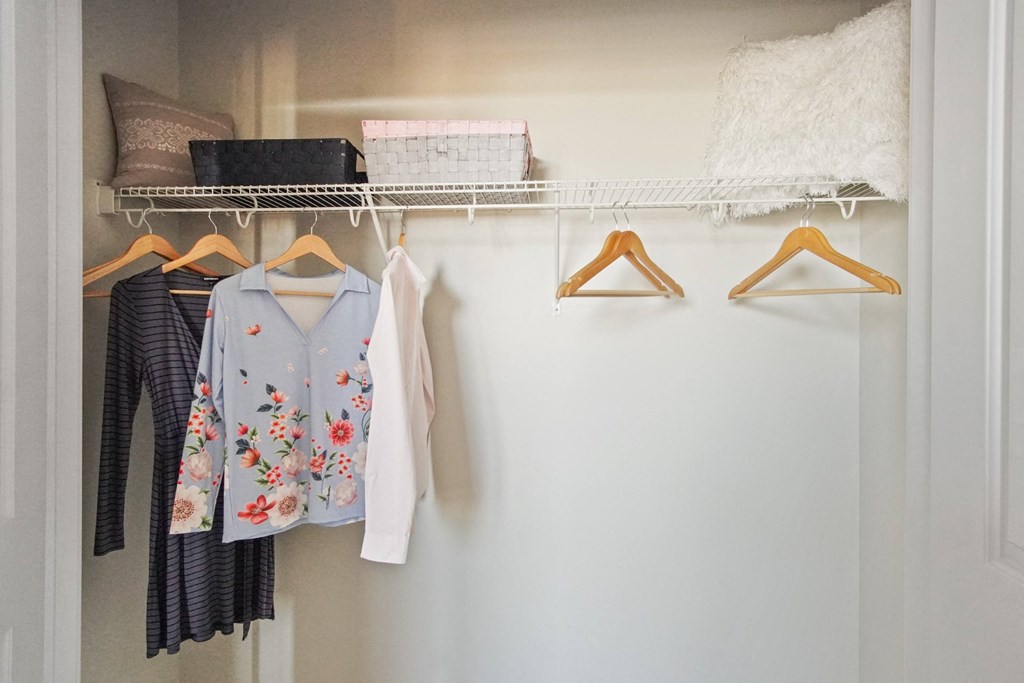 Plenty of closet space at the Heights at Glen Mills in Glen Mills, PA