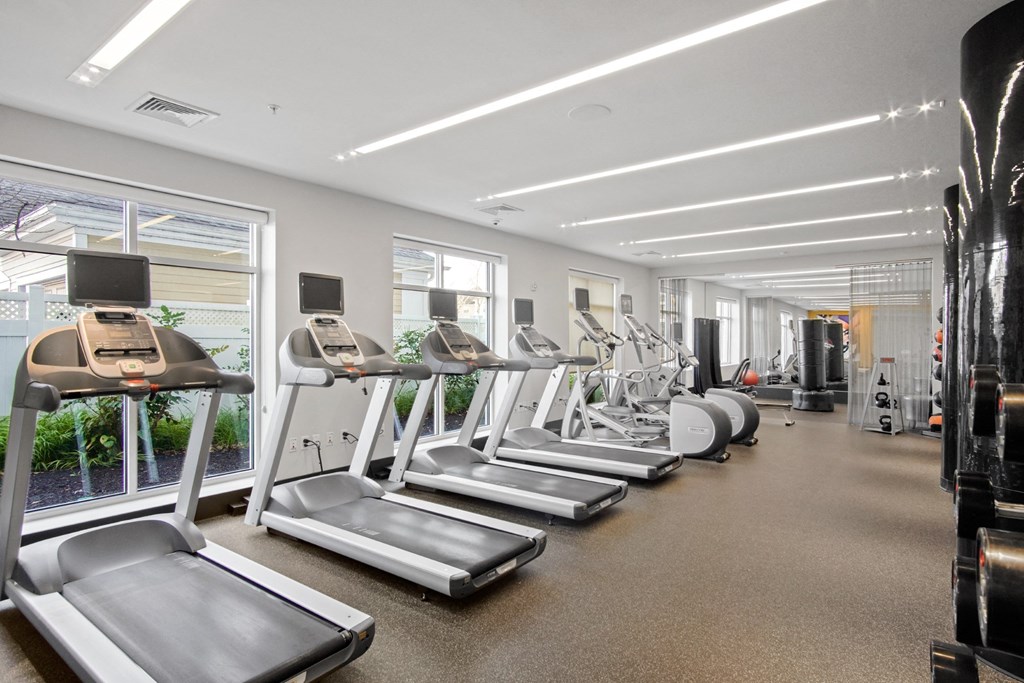Cardio Equipment in the Fitness Center at the Heights at Glen Mills in Glen Mills, PA