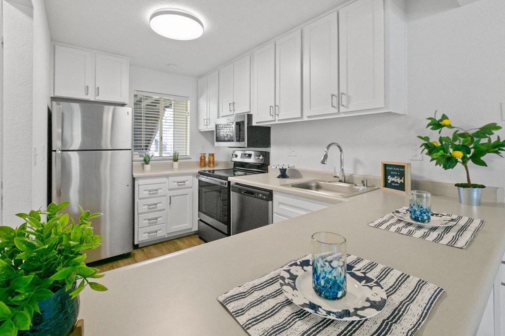 Breakfast bar at Bay Village in Vallejo, CA