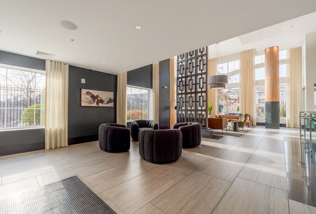 Cozy Entry Seating at The Heights at Glen Mills in Glen Mills, PA 19342