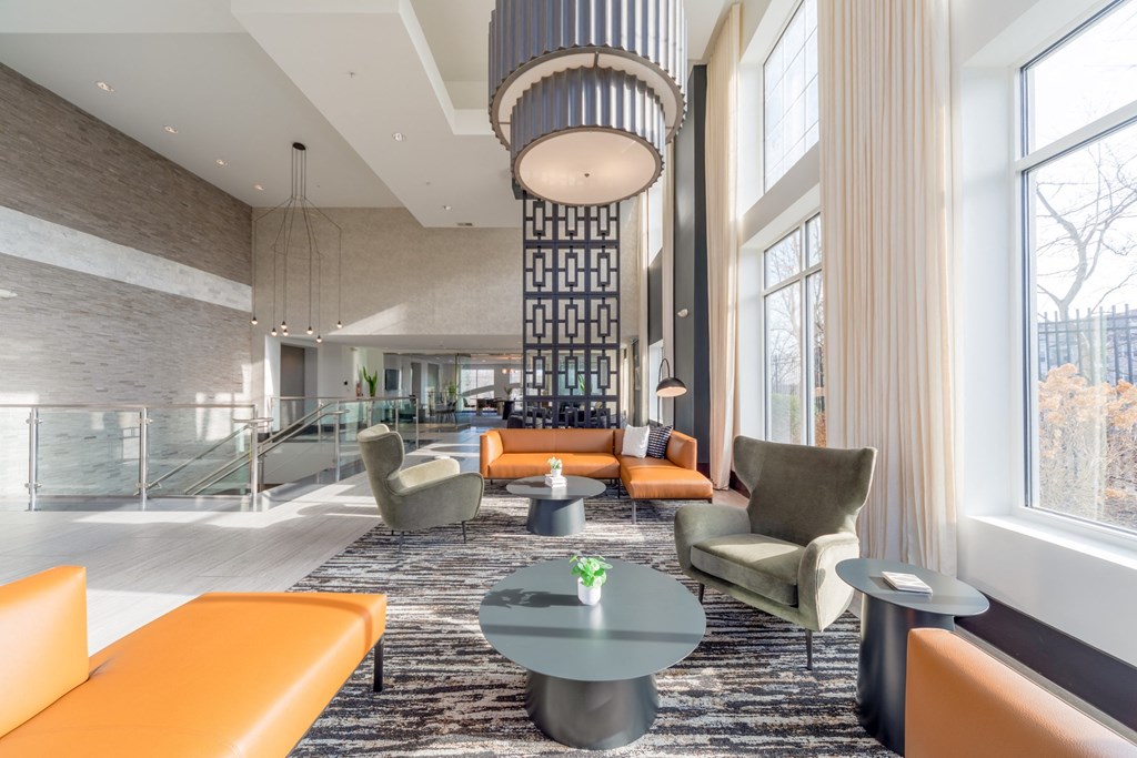 Entry Seating at The Heights at Glen Mills in Glen Mills, PA 19342