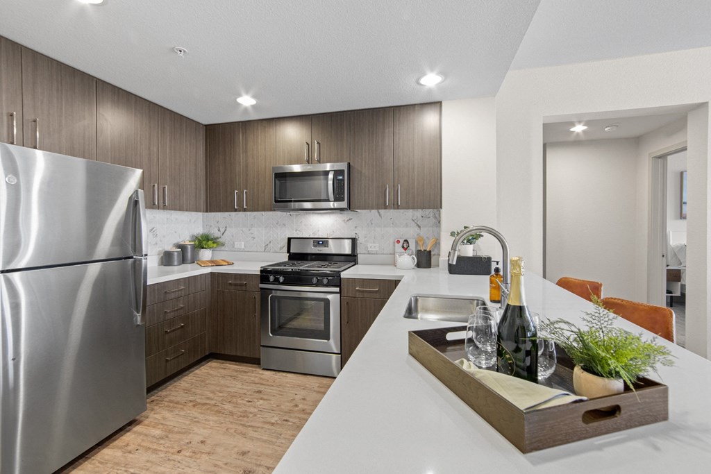 Unit Kitchen at Aventine Apartments in Hercules, CA 94547