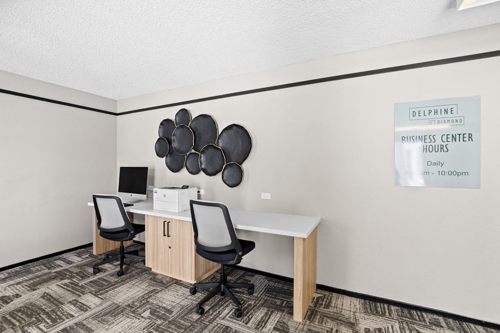 Business Center at Delphine on Diamond in San Francisco, CA 94131