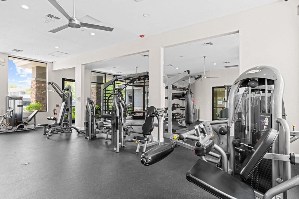 Strength Equipment at Element Deer Valley in Phoenix, AZ