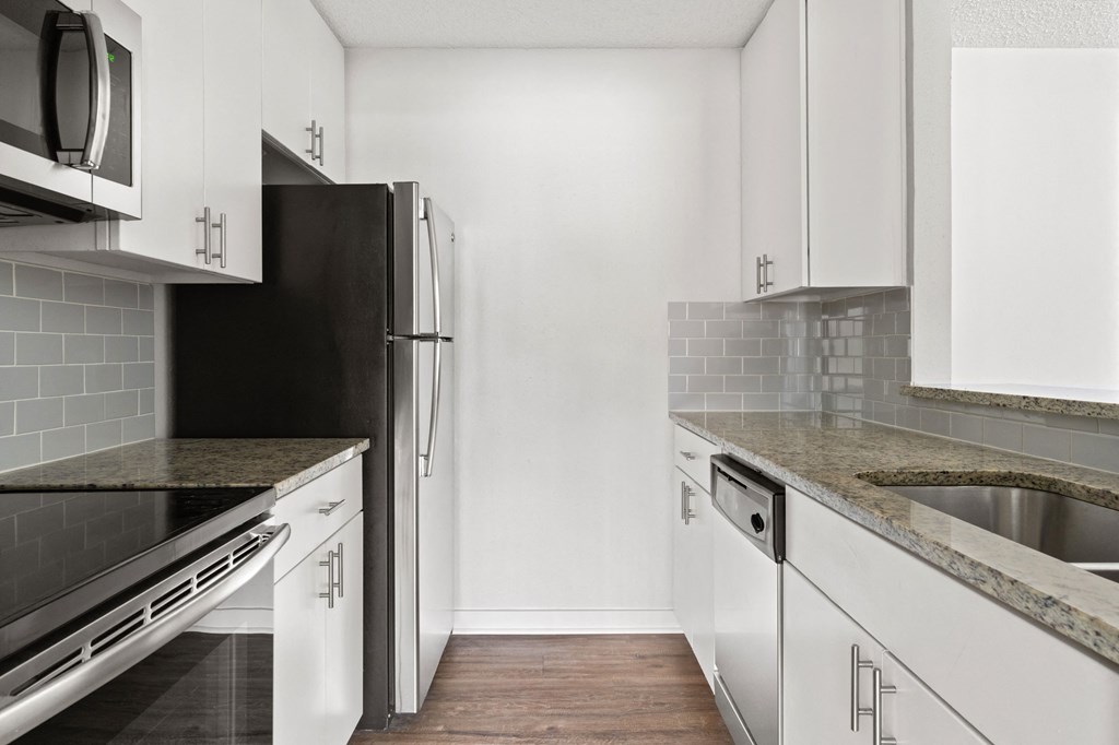 Kitchen at South Lamar Village Apartments in Austin, TX 78704