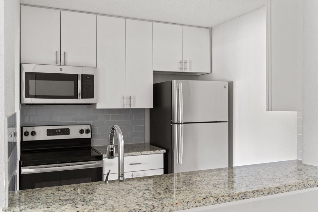 Kitchen at South Lamar Village Apartments in Austin, TX 78704