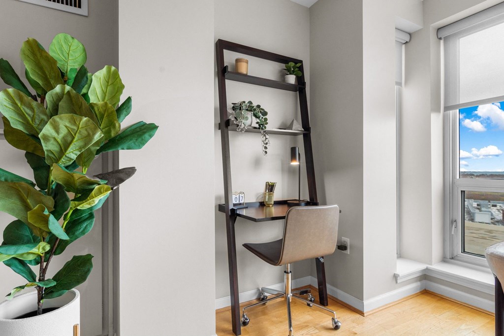 Perfect space to work-from-home at The Amelia Apartments in Quincy, MA